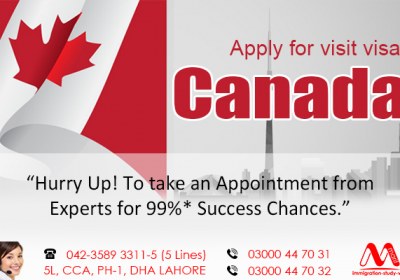 Canada Visit Visa Consultants in Lahore Pakistan