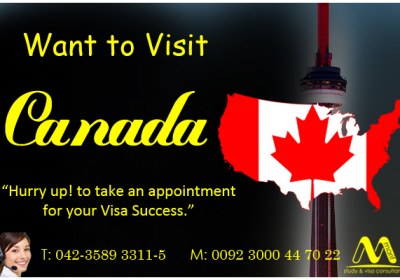 Apply Canada Visit Visa Through our Experts